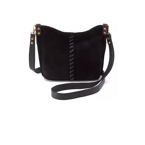 Hobo Bags -Pier Crossbody - Black Suede