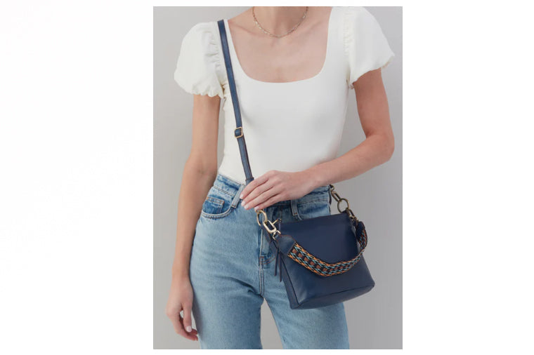 Hobo Bags - Belle Convertible Shoulder Bag - Navy