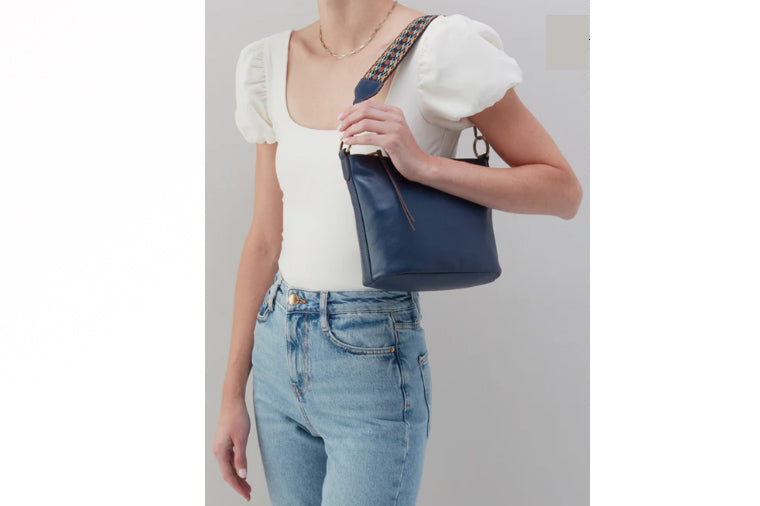 Hobo Bags - Belle Convertible Shoulder Bag - Navy