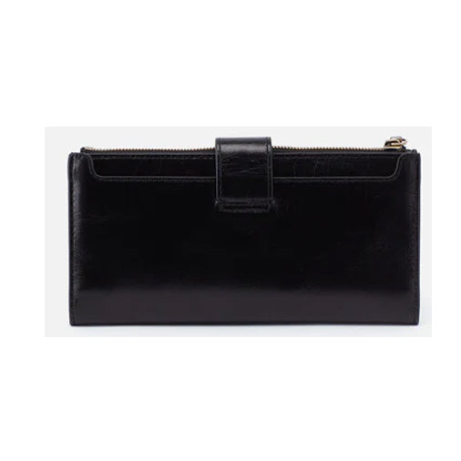 Hobo Bags - Dunn Continental Wallet- Black