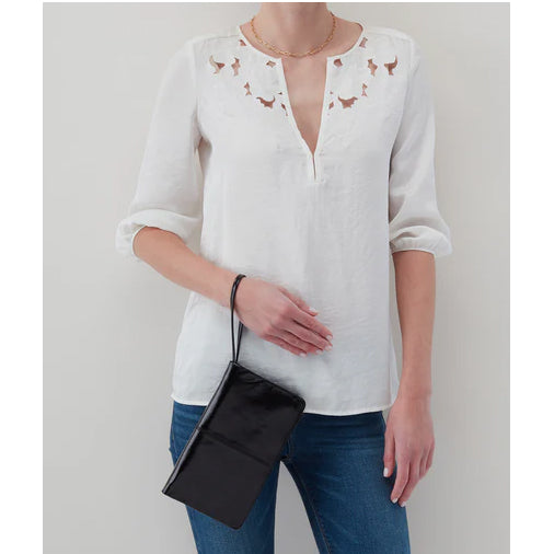 Hobo Bags - Evolve Wristlet- Black