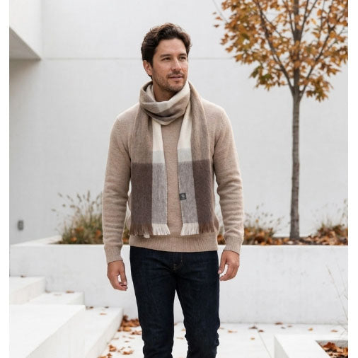Alpaca Scarf - Salt Flat