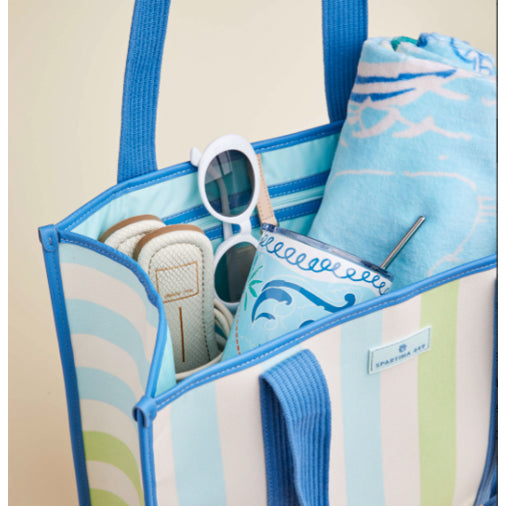 Boat Tote Overboard Stripe