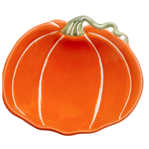 Ceramic Pumpkin Serving Dish, Large