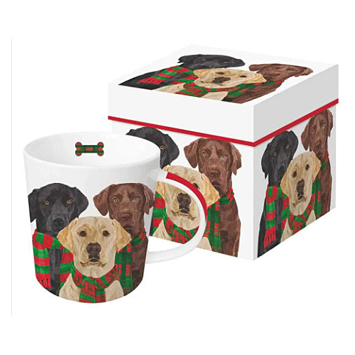 Patti Gay - Merry Labradors Mug