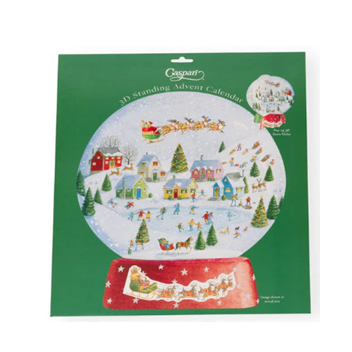 Winter Village Snow Globe Christmas 3D Advent Calendar