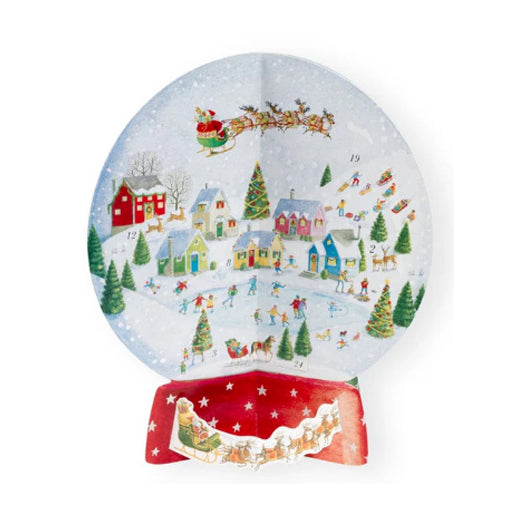 Winter Village Snow Globe Christmas 3D Advent Calendar