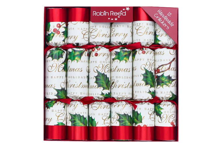 Robin Reed - Bows and Berries Crackers - Set of 12