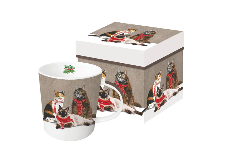 Scarf Cats Gift-Boxed Mug