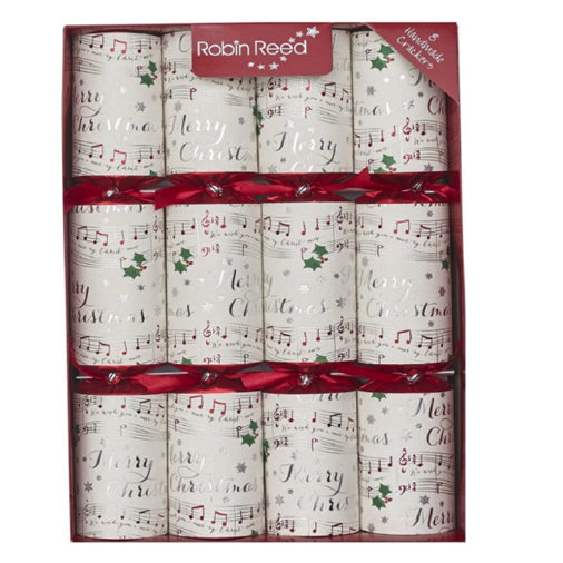 Robin Reed 13" Christmas Crackers, Chime Bars - Box of 8