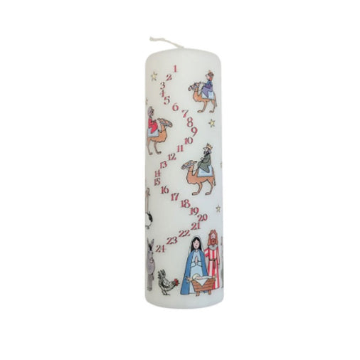 Alison Gardiner -  Nativity Pillar Advent Candle