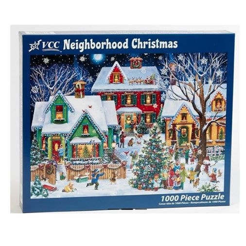 Neighborhood Christmas 1000 Piece Jigsaw Puzzle