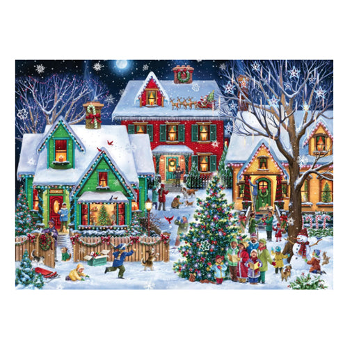 Neighborhood Christmas 1000 Piece Jigsaw Puzzle