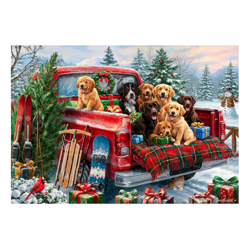 Christmas Tailgate Tails 1000 Piece Jigsaw Puzzle