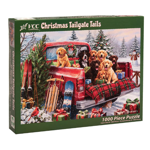 Christmas Tailgate Tails 1000 Piece Jigsaw Puzzle