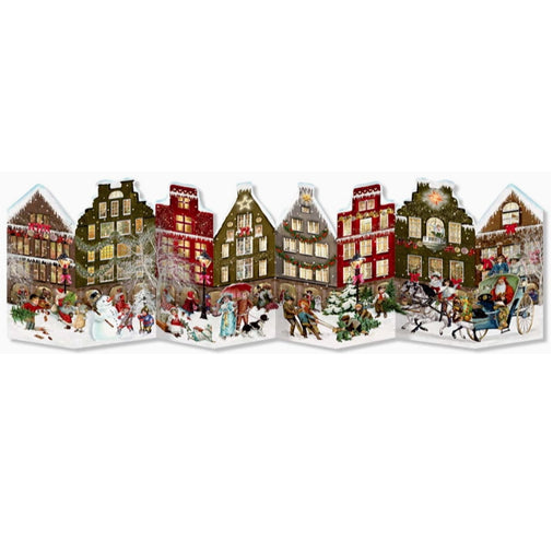 Alison Gardiner - Free-Standing Christmas Street Advent Calendar