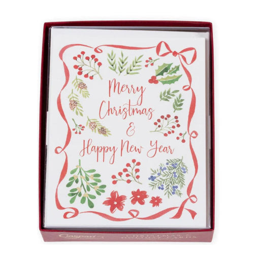 Christmas Botanicals Boxed Holiday Cards