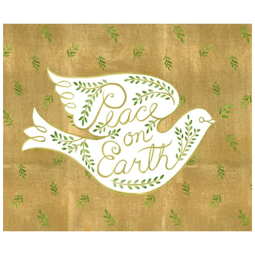 Caspari Peace On Earth Dove Boxed Holiday Cards