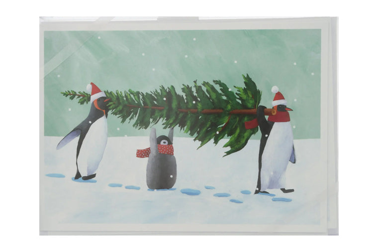 Penguin Tree Boxed Note Cards