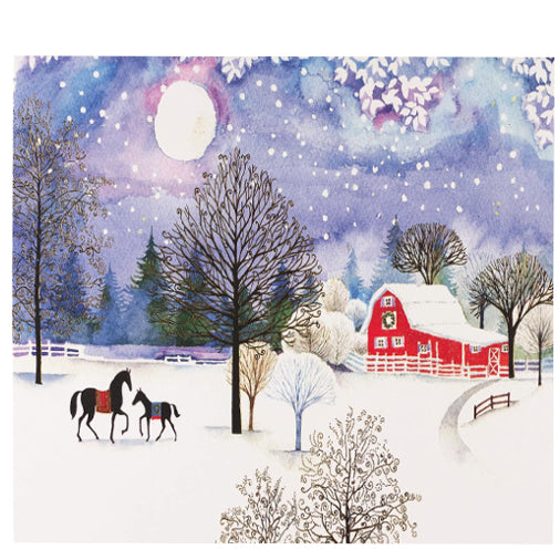 A Winter Farm Deluxe Boxed Holiday Cards