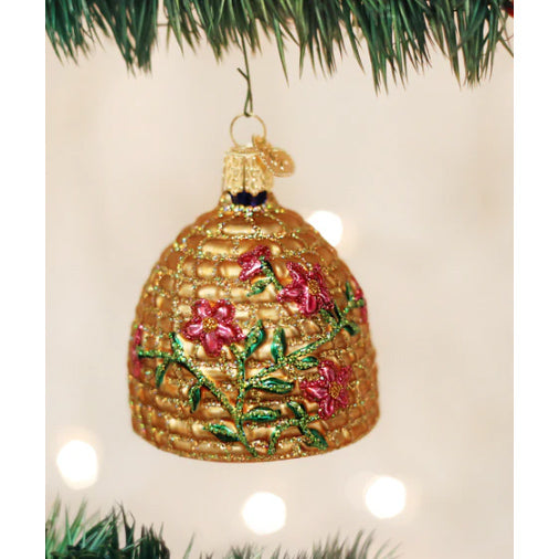 Old World Christmas - Bee Skep Ornament