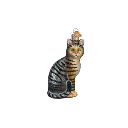 Old World Christmas - Tabby Cat Ornament