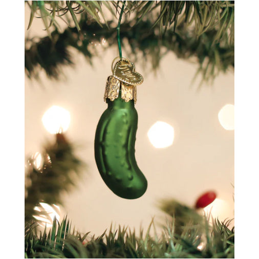 Old World Christmas - Mini Pickle Ornament