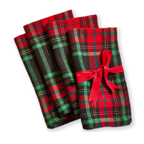 Christmas Plaid Napkin, Set of 4