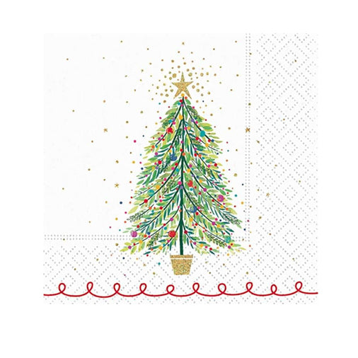 Christmas Tree Magic Cocktail Napkins