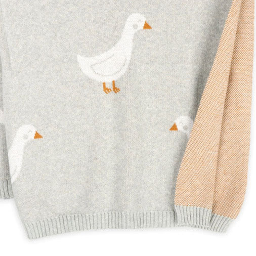Duck Waddle Organic Cotton Baby Blanket