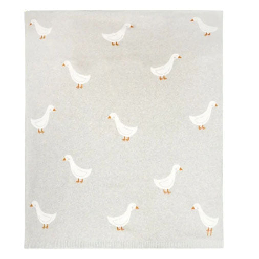 Duck Waddle Organic Cotton Baby Blanket