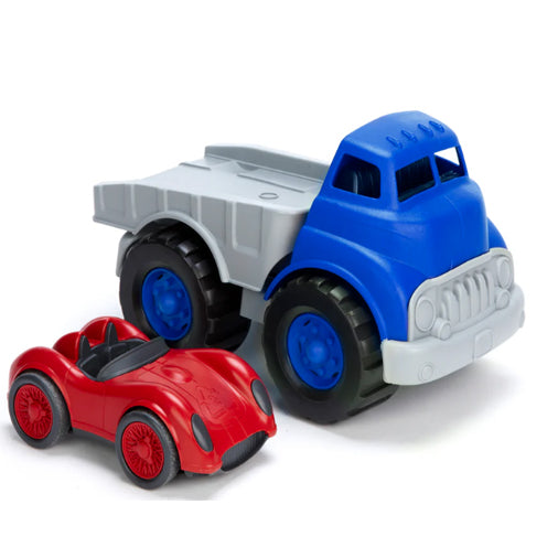 Green Toys - Flat Bed Truck and Race Car
