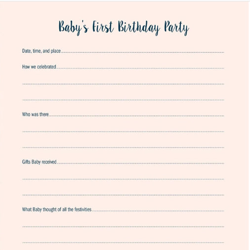 Floral Baby's Book