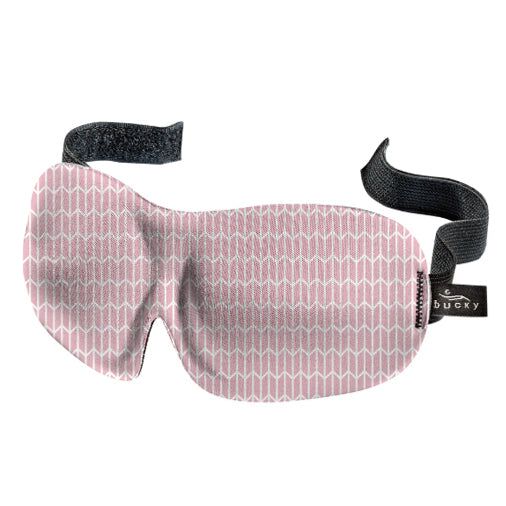 40 Blinks Sleep Mask - Pink Chevron