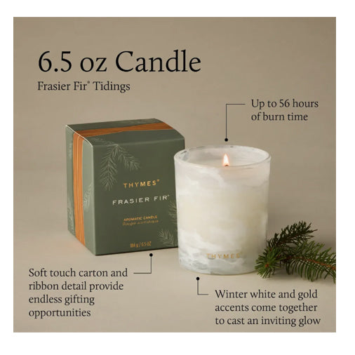FRASIER FIR TIDINGS 6.5oz CAND