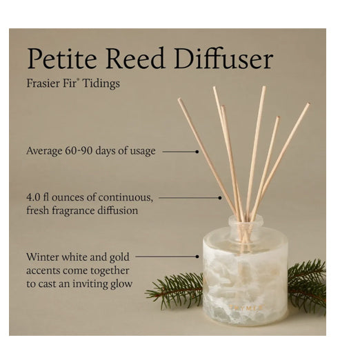Thymes - Frasier Fir Tidings Petite Reed Diffuser