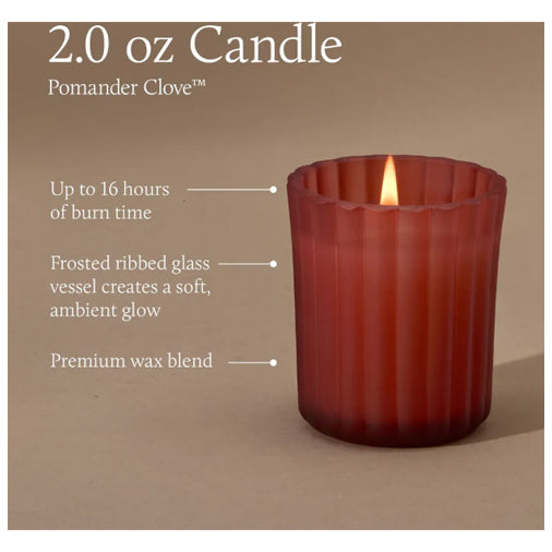 Thymes - Frasier Fir Pomander Clove Votive Candle 2oz