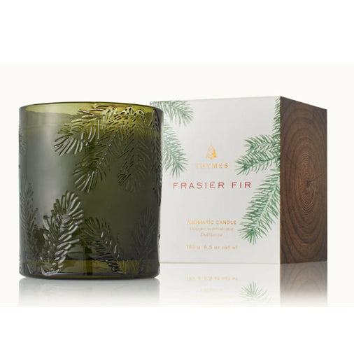 Thymes - Frasier Fir - Green Glass Candle