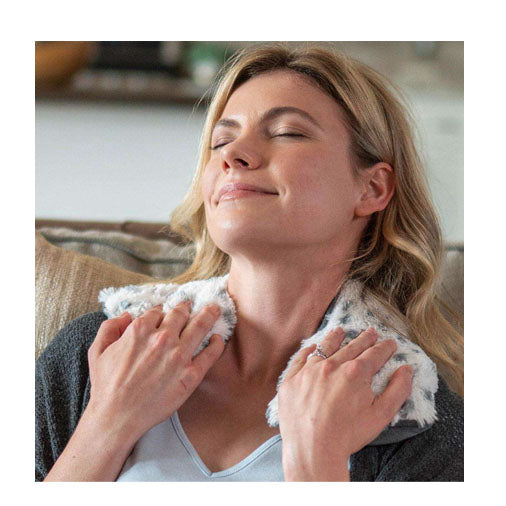 Snowy Warmies® Microwavable Lavender Neck Wrap