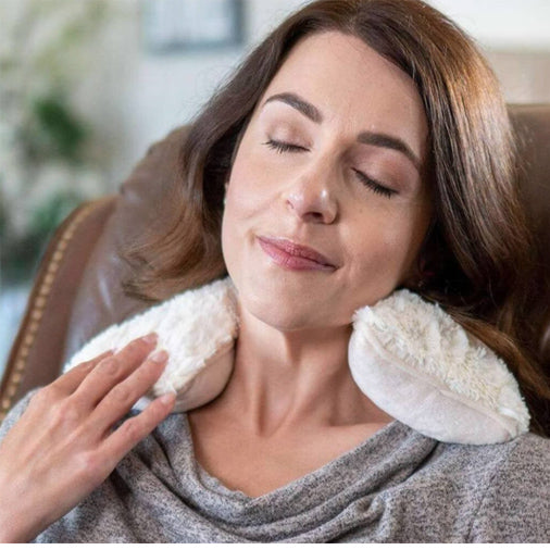 Warmies Plush Neck Wrap - Cream