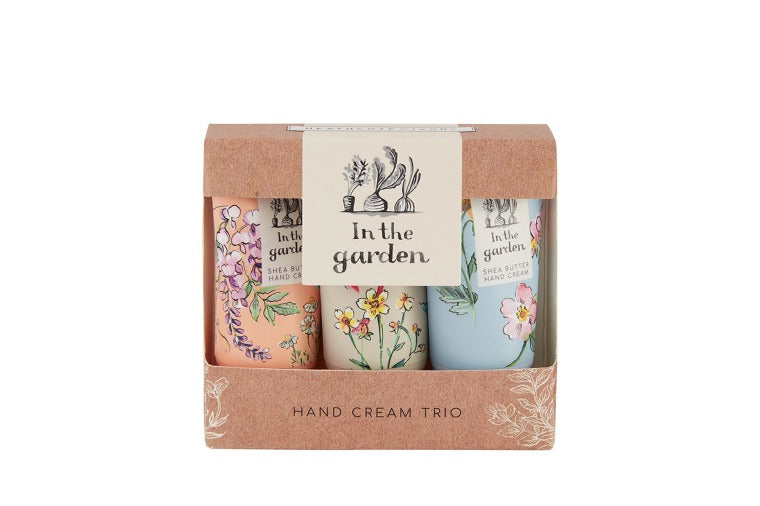 In The Garden Hand Cream Trio - Heathcote & Ivory