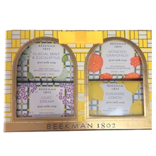 Beekman 1802 - 4-Piece Travel-Sized Bar Soap Gift Set