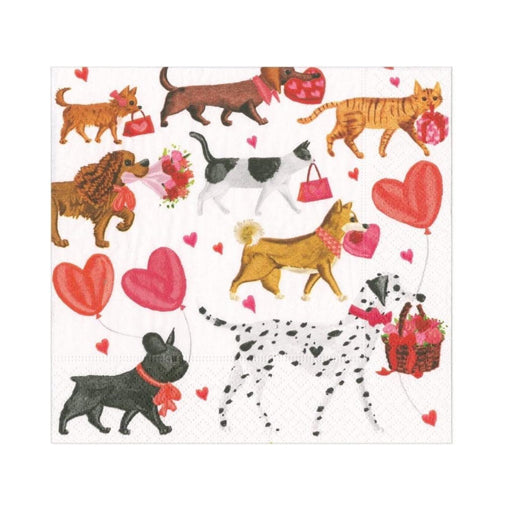 Caspari Valentine Parade- Pack of 20