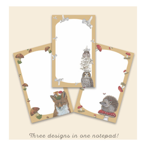 Vicki Sawyer 3-in-1 Mushroom Notepad