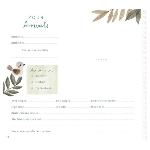 Baby's First Years - A Baby's Book and Keepsake Photo Album