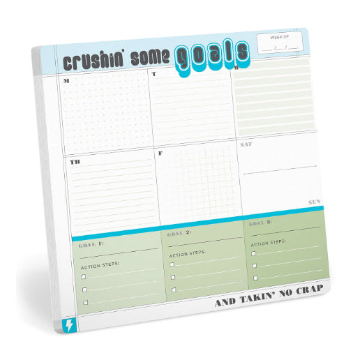 Crush Some Goals Sticky Paper Mousepad