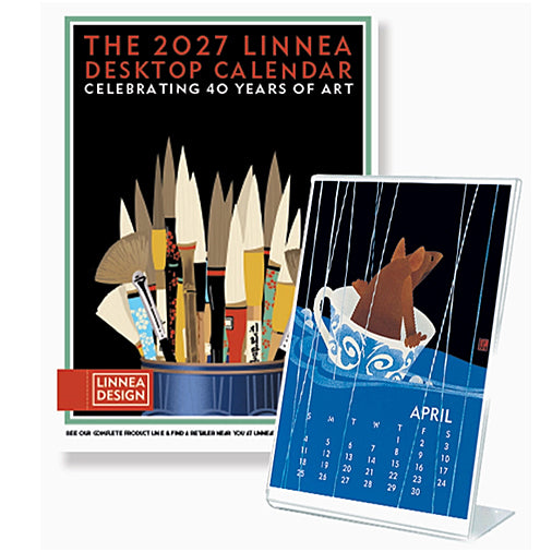 2027 Linnea Desktop Calendar