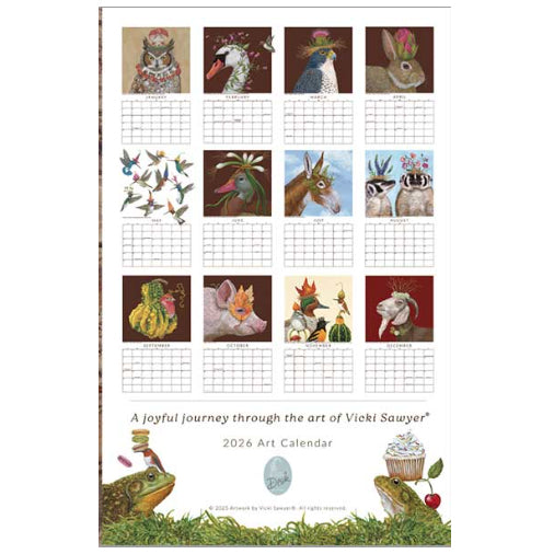 Vicki Sawyer's 2026 Art Calendar