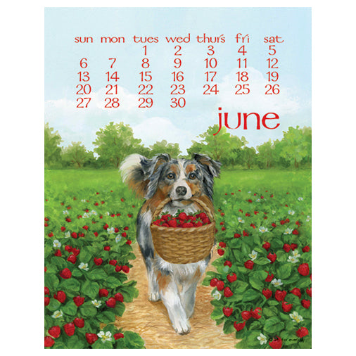 Erica Leigh's 2027 Dog Days Desk Calendar