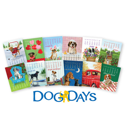 Erica Leigh's 2027 Dog Days Poster Calendar